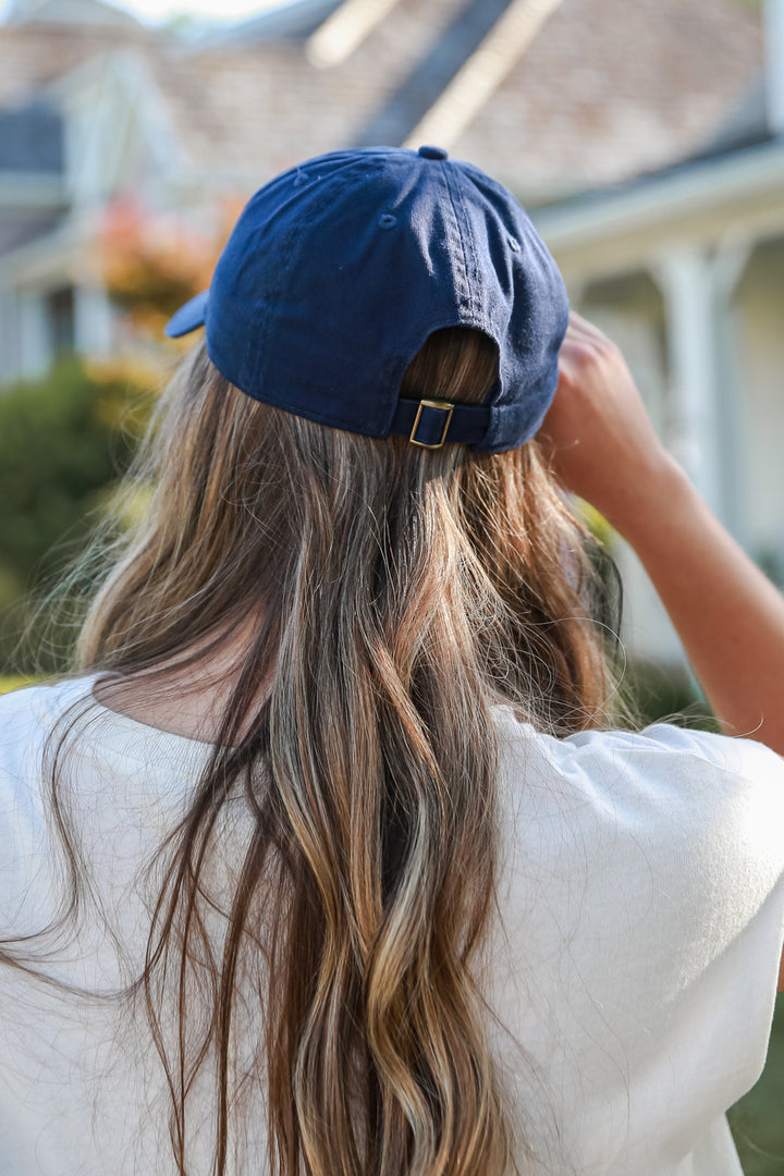 USA Baseball Hat in navy back view