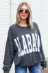 Alabama Corded Pullover. Graphic Sweatshirt. Alabama Sweatshirt. Oversized