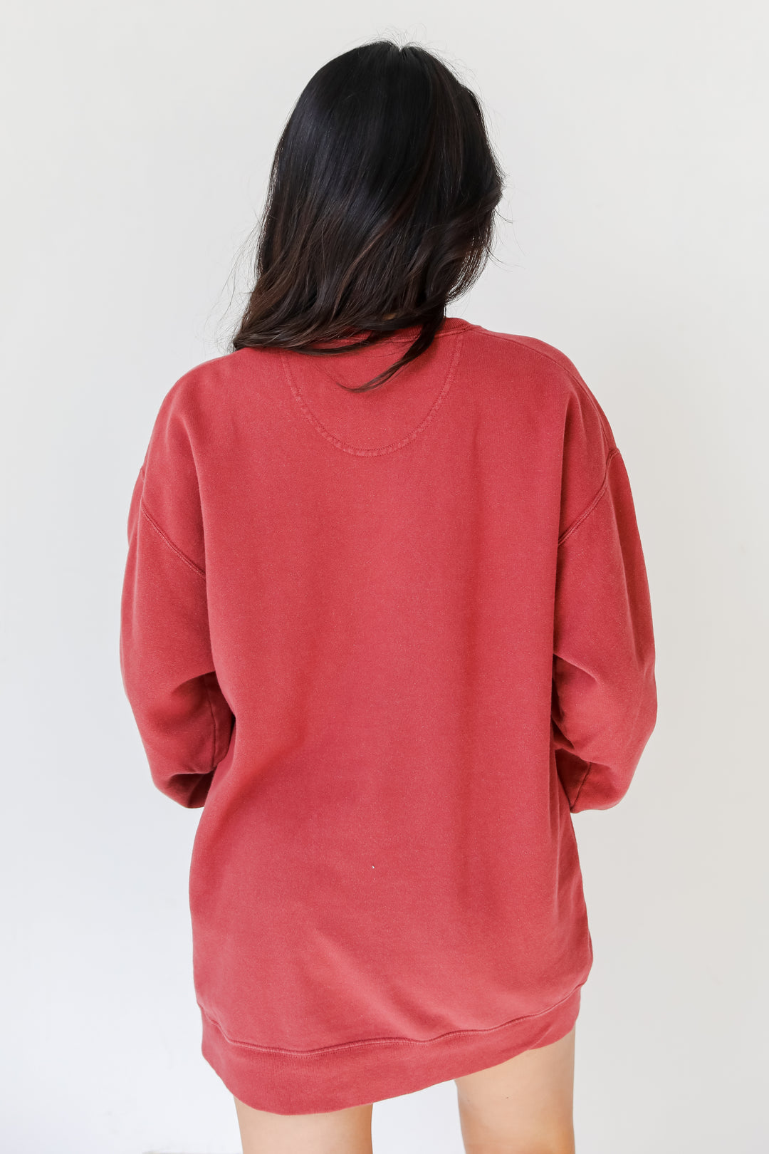 Crimson Alabama Pullover back view