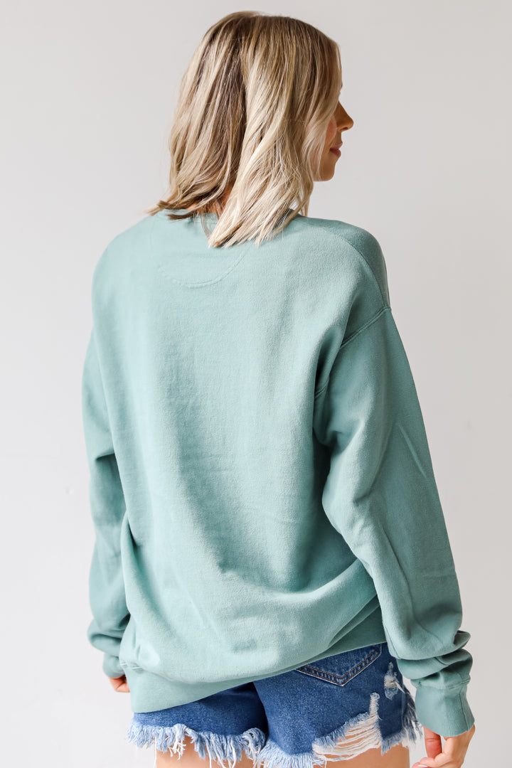 Seafoam Huntsville Alabama Pullover back view