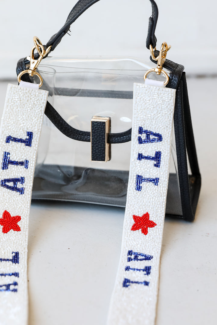 ATL Star Beaded Purse Strap close up