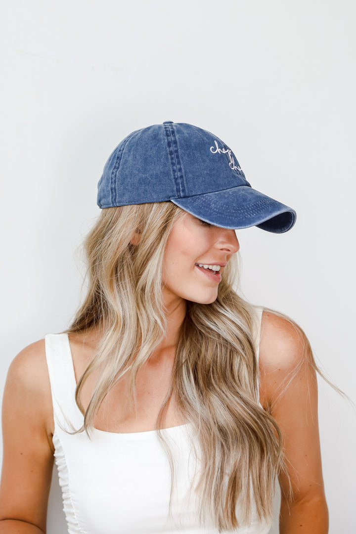 navy Chop Chop Baseball Hat