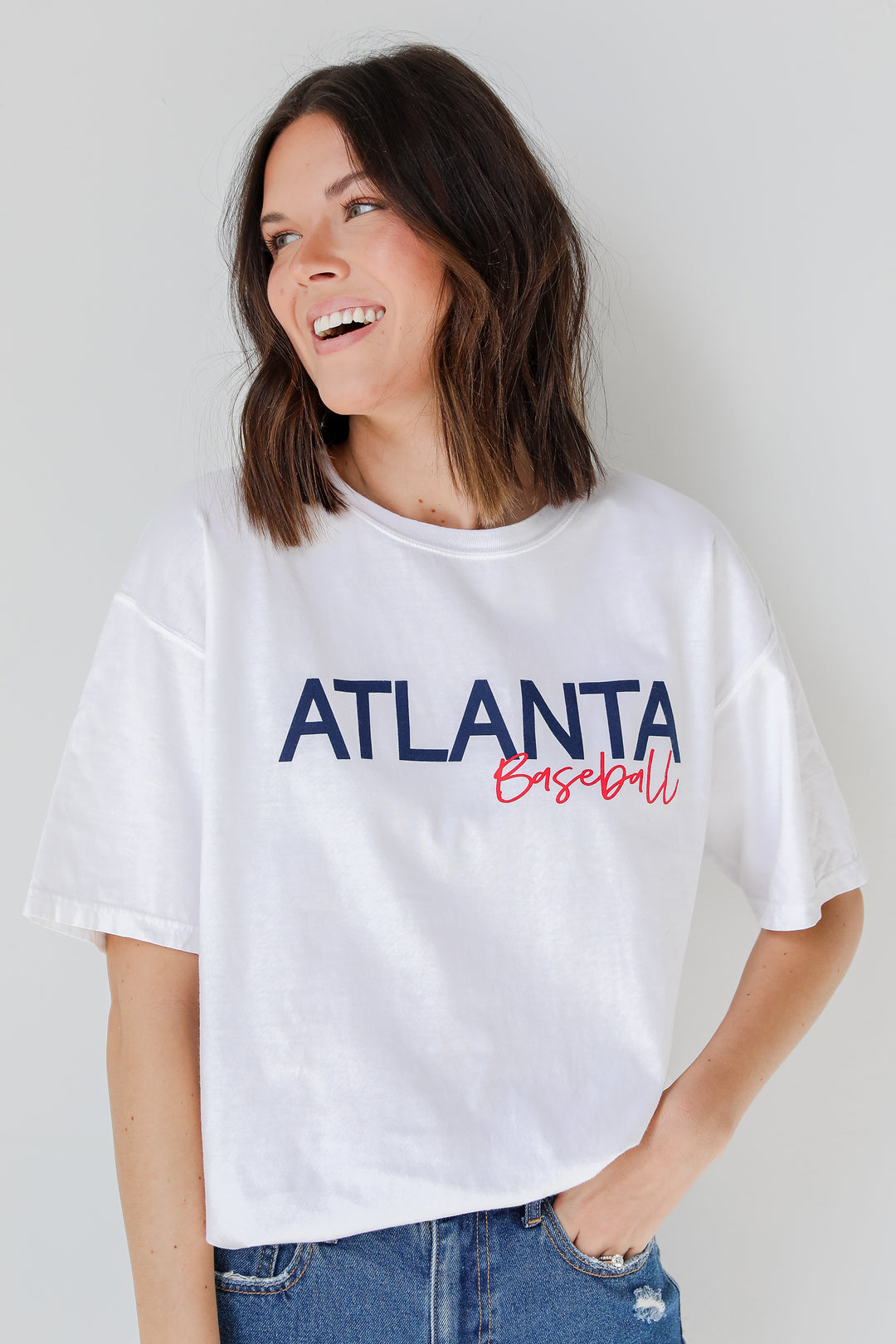 Atlanta Baseball Oversized Tee