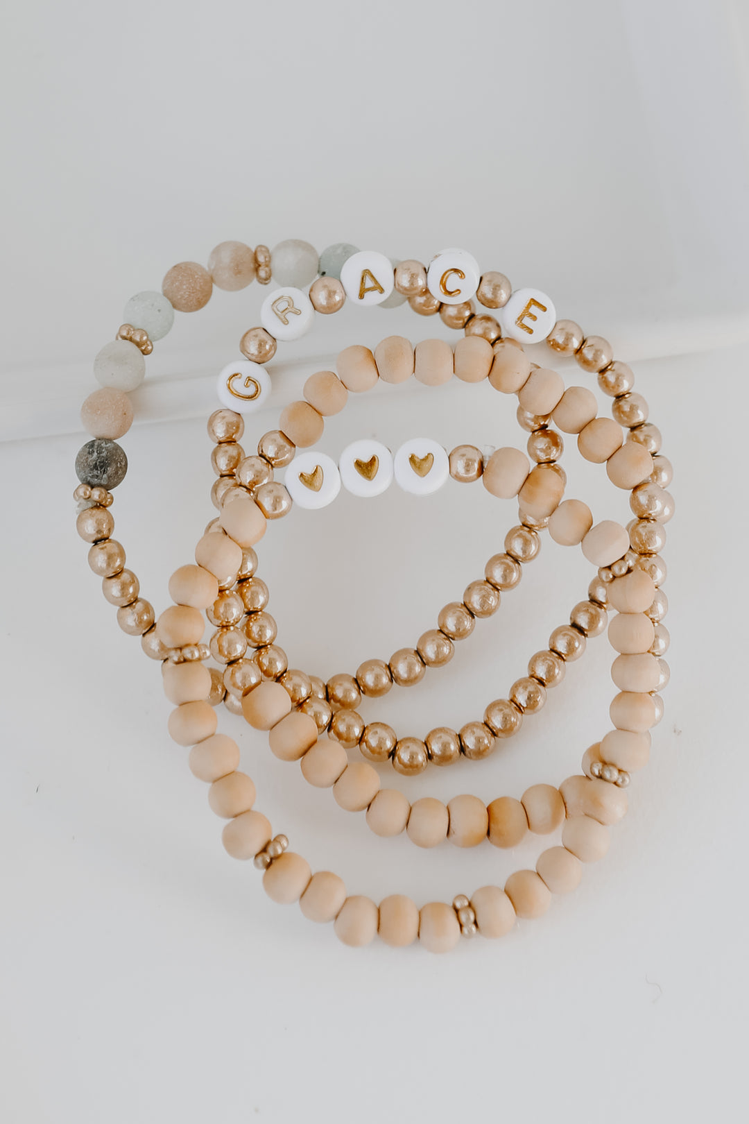 Grace Heart Beaded Bracelet Set from dress up