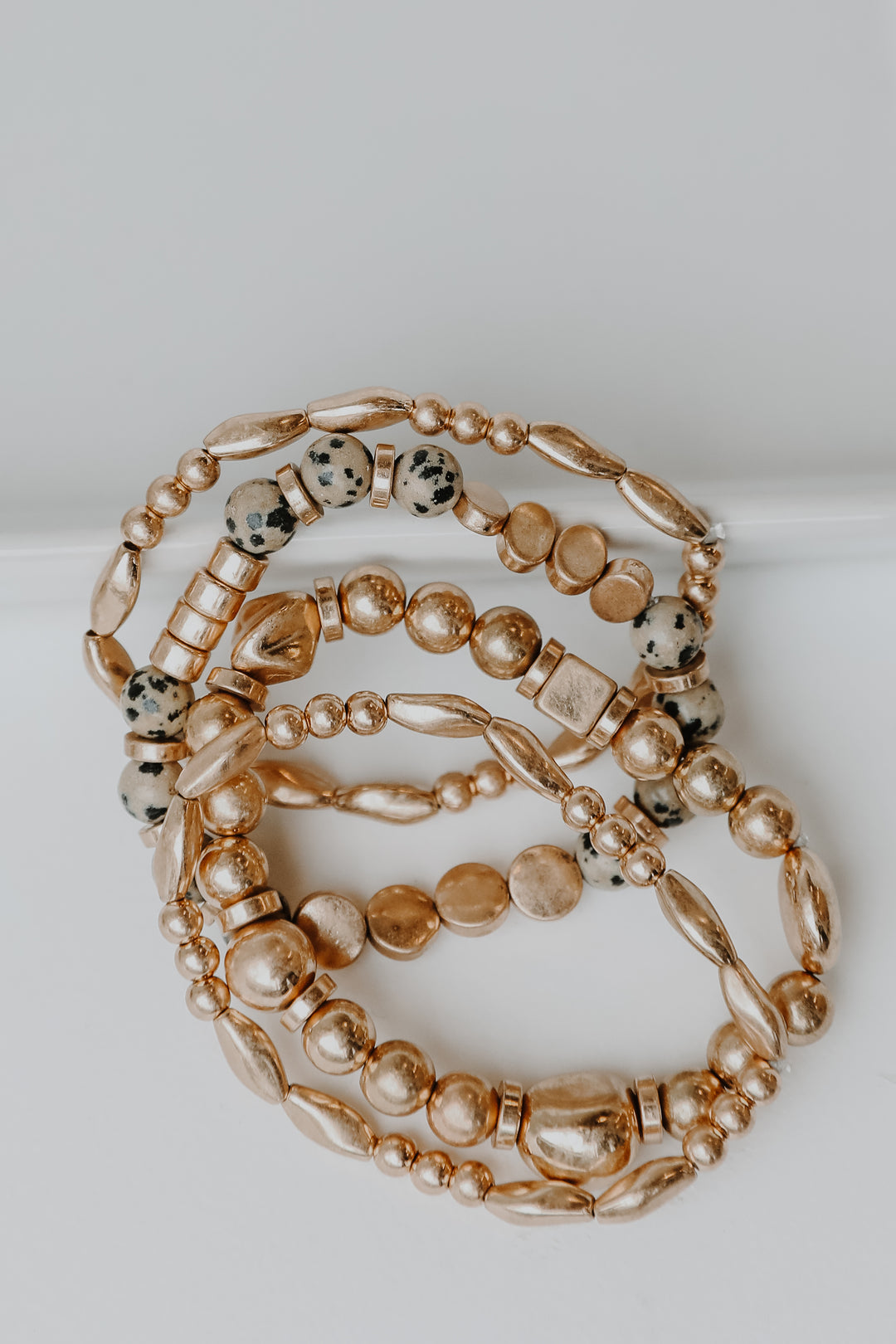 Gold Beaded Bracelet Set from dress up