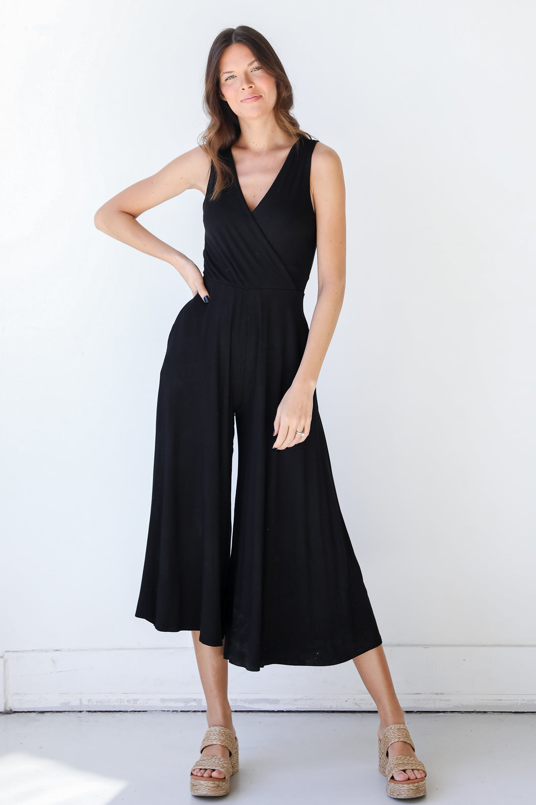 Surplice Jumpsuit