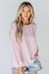 Blouse in blush