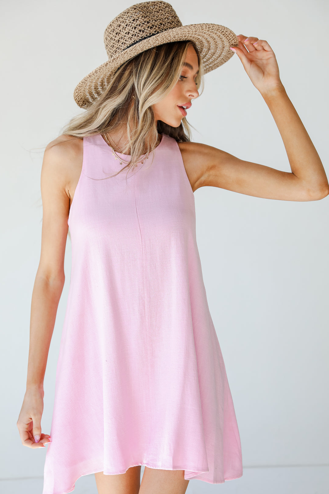 Linen Shift Dress