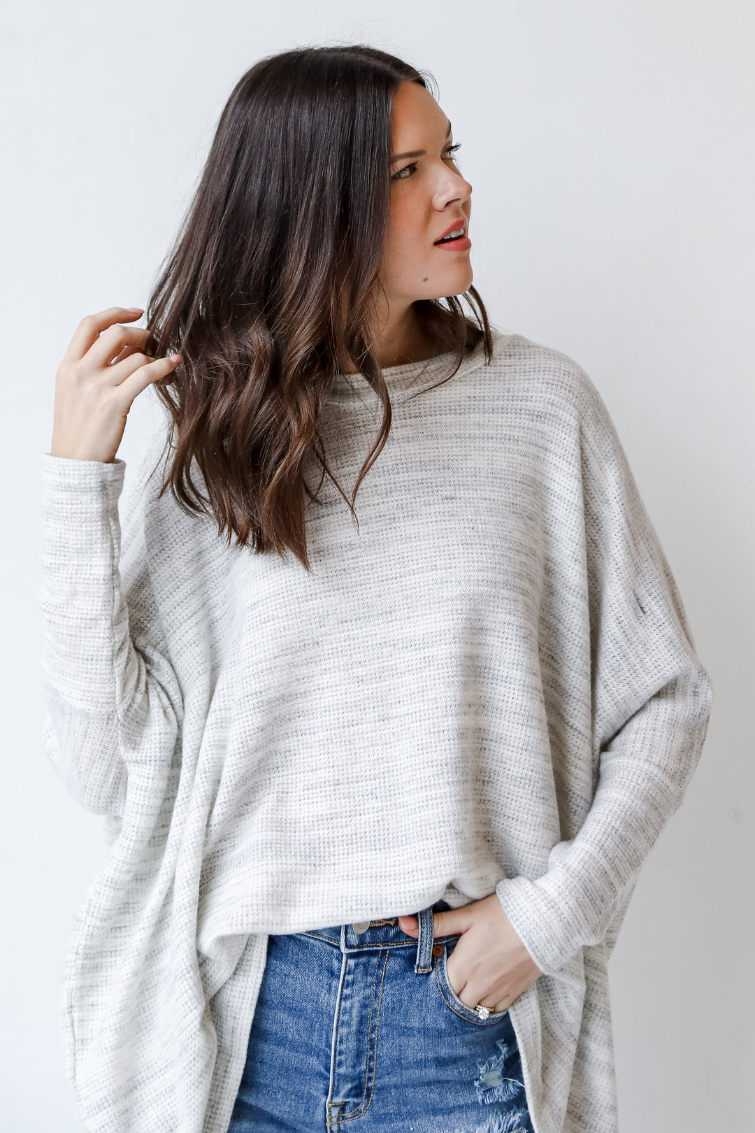 Brushed Knit Top front view