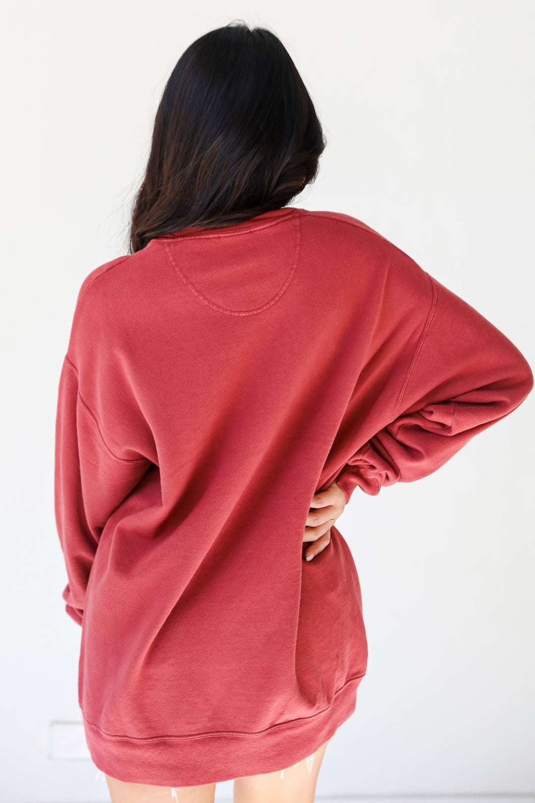 Maroon Charleston South Carolina Pullover back view