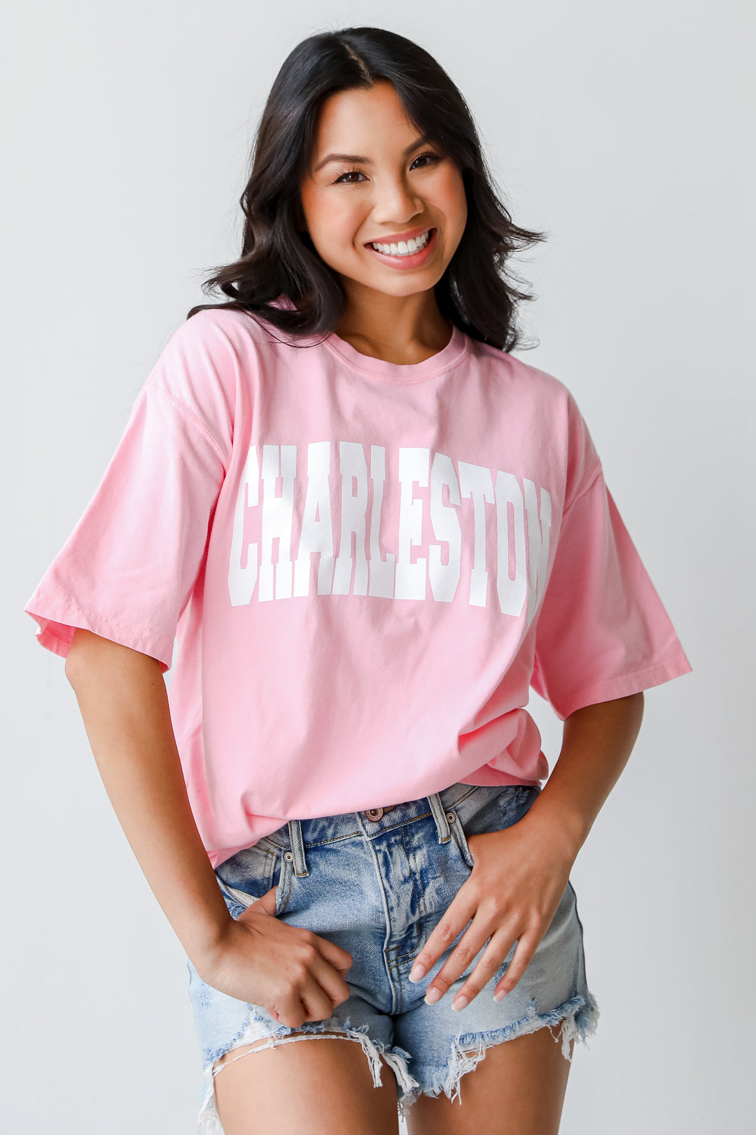 Pink Charleston Tee