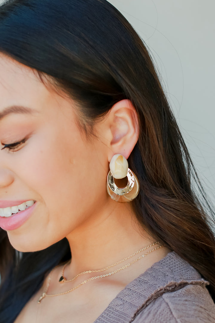 Acrylic Statement Earrings