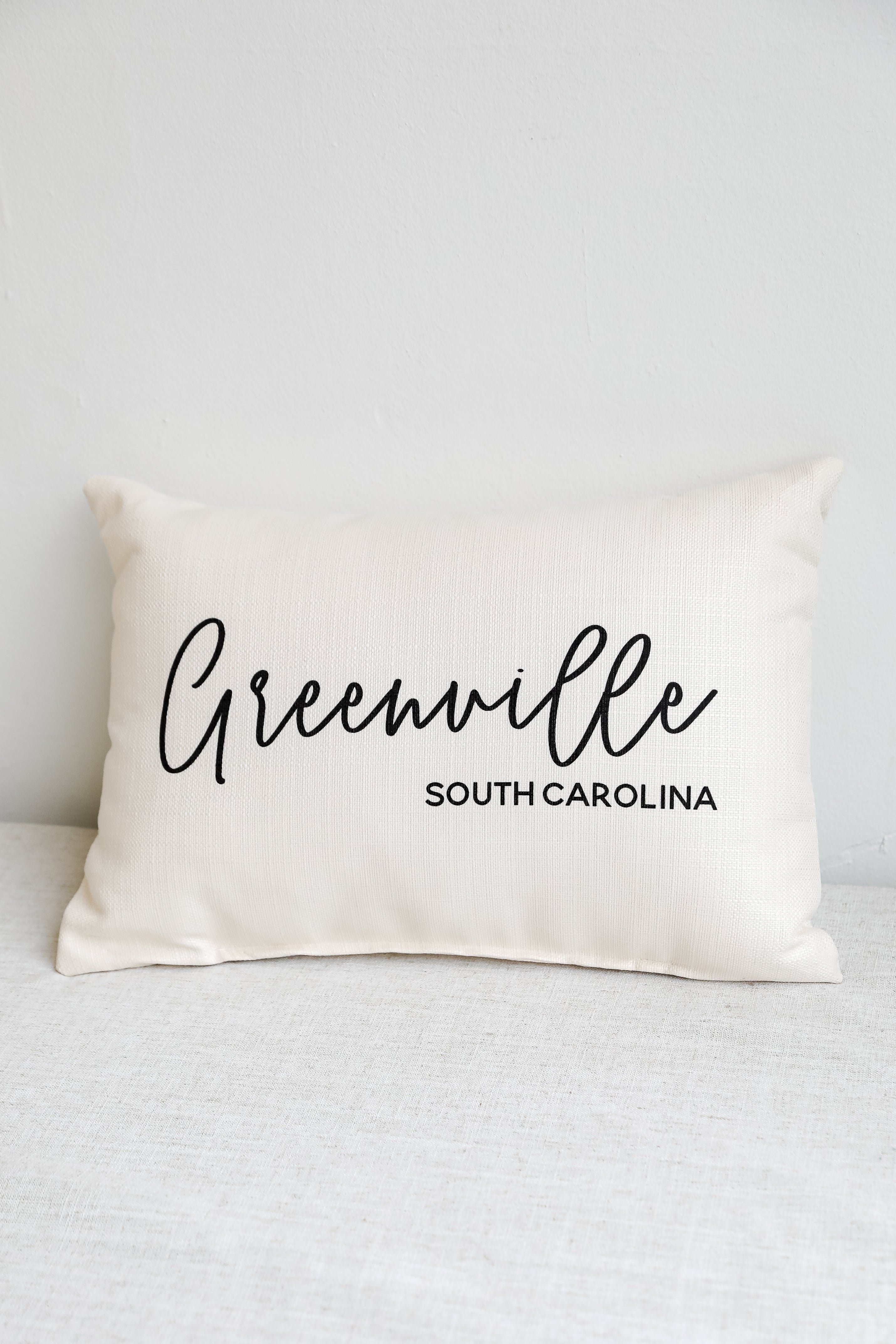 Greenville Script Pillow