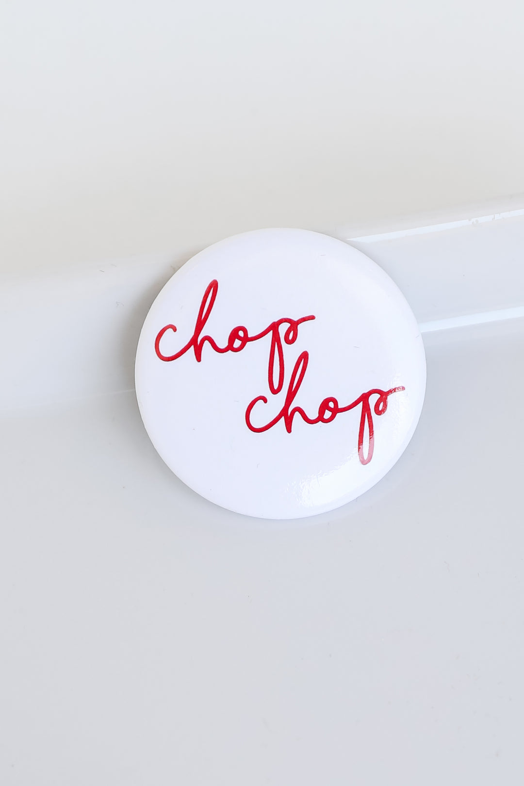 white Small Chop Chop Button