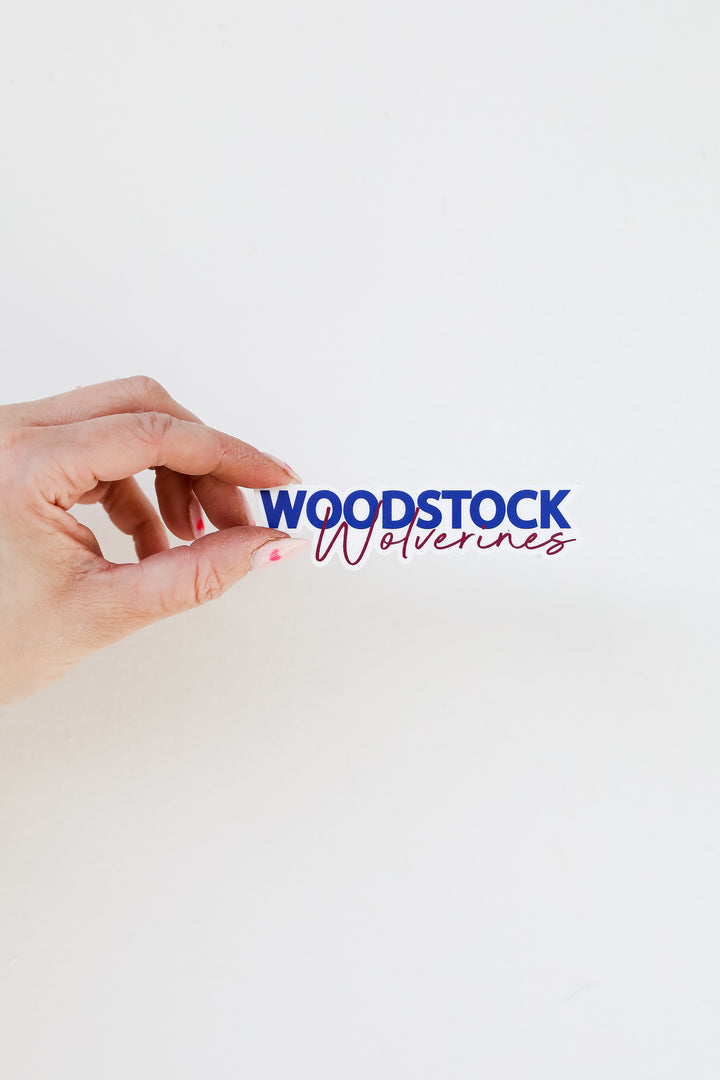 Woodstock Wolverines Sticker flat lay