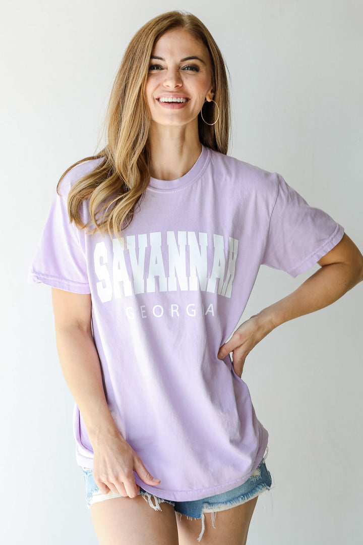 Lavender Savannah Georgia Tee