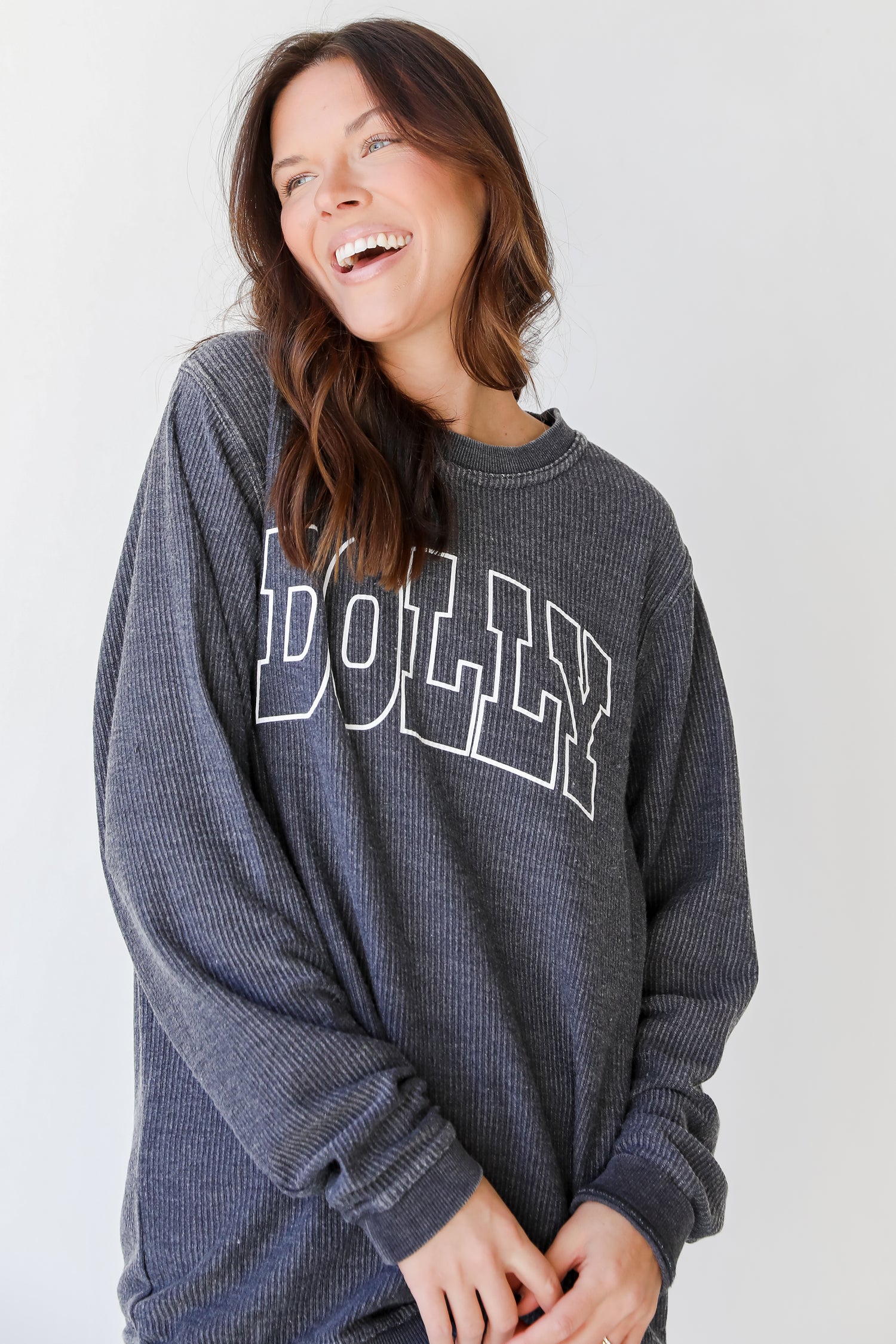 Dolly Corded Pullover front view