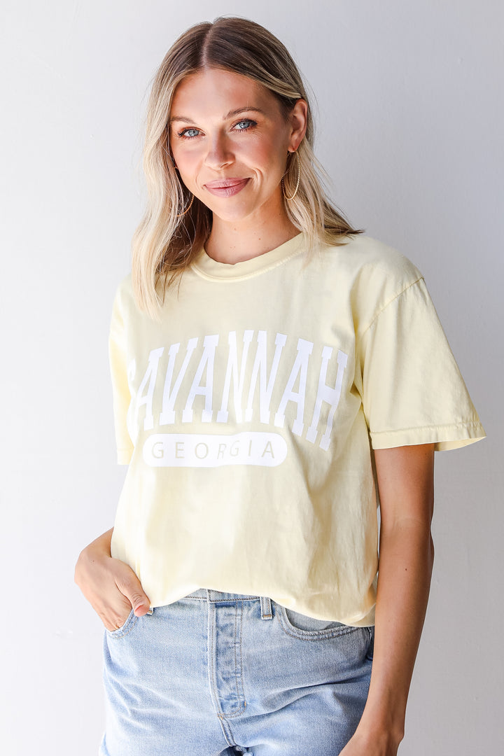 Yellow Savannah Tee front view