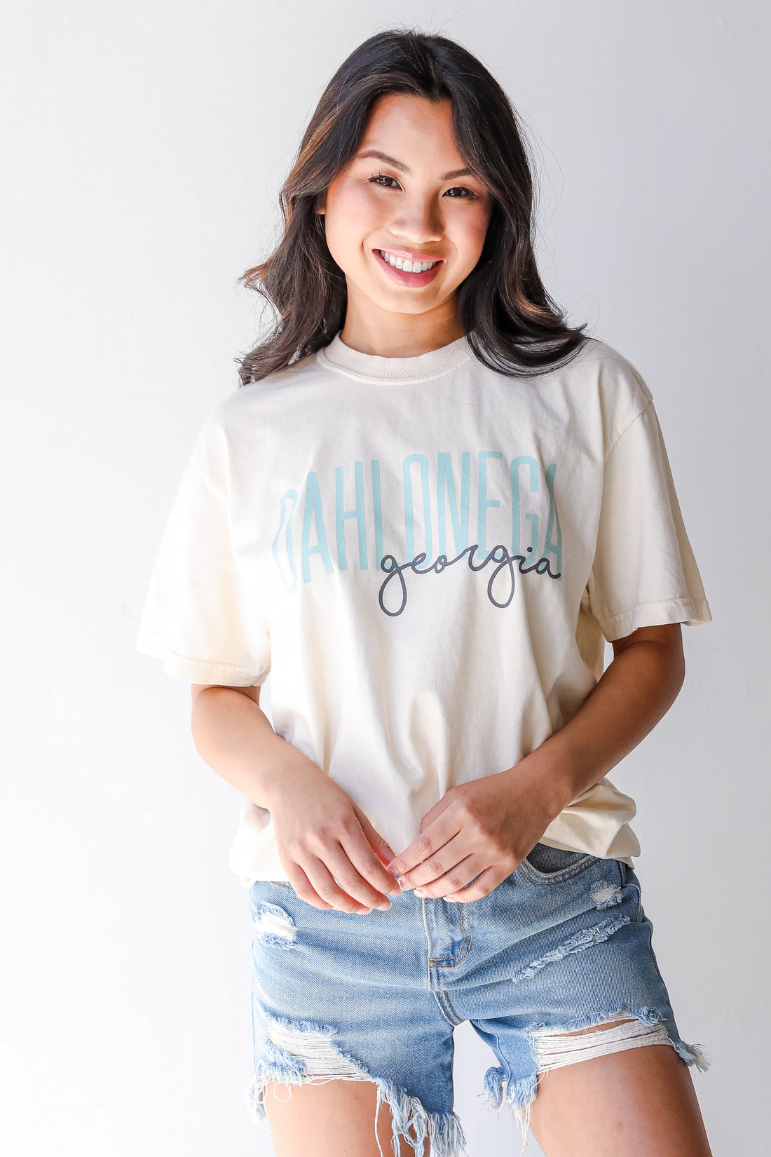 Ivory Dahlonega Georgia Script Tee