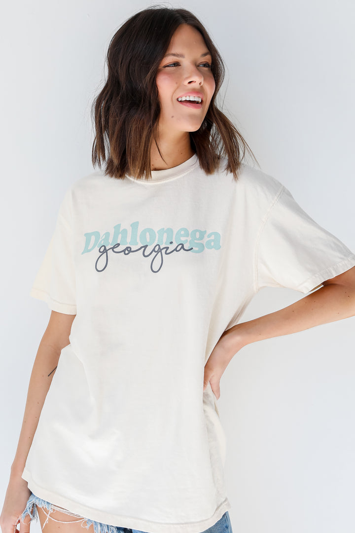 Dahlonega Georgia Script Tee front view