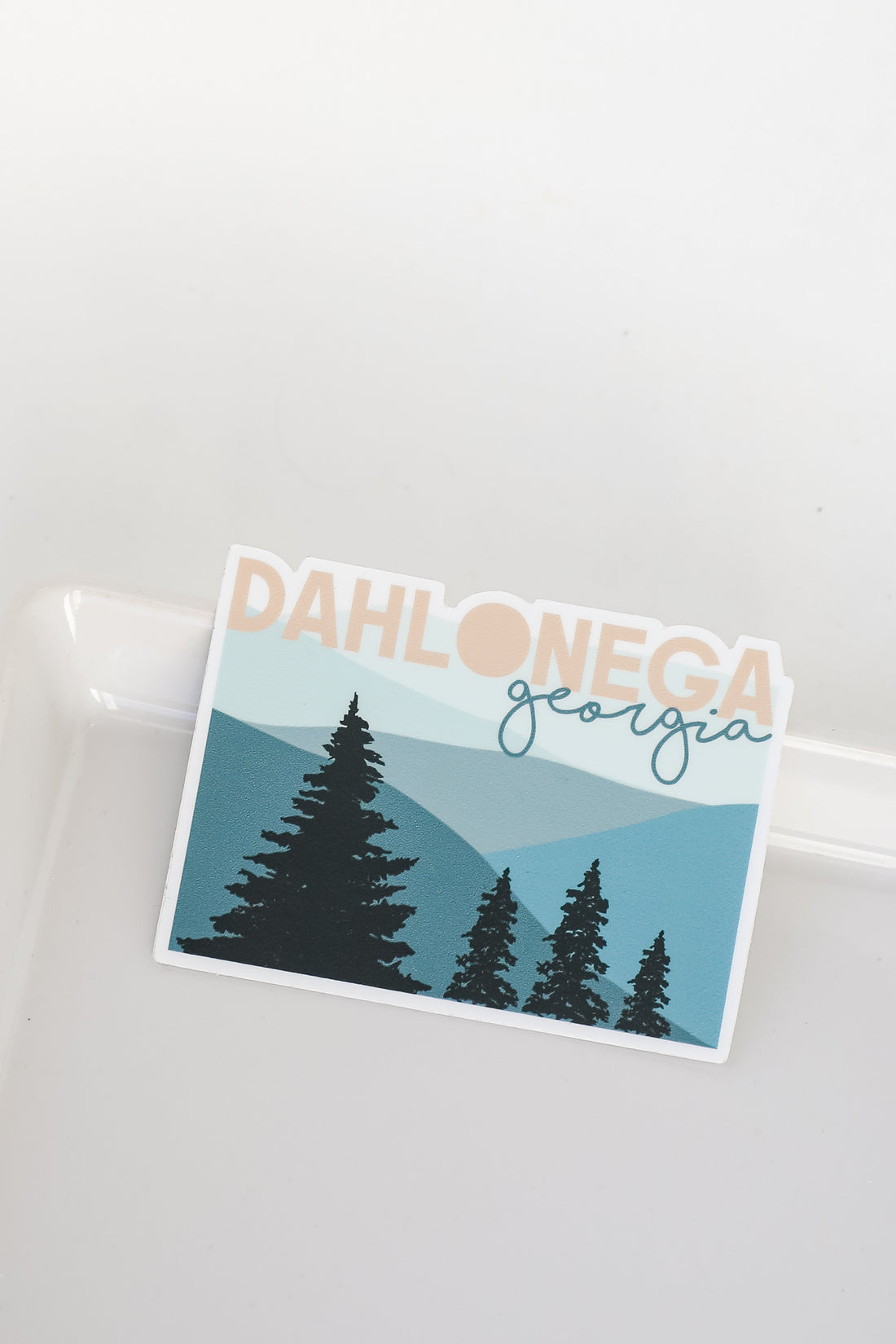 Dahlonega Georgia Mountain Scene Sticker from dress up