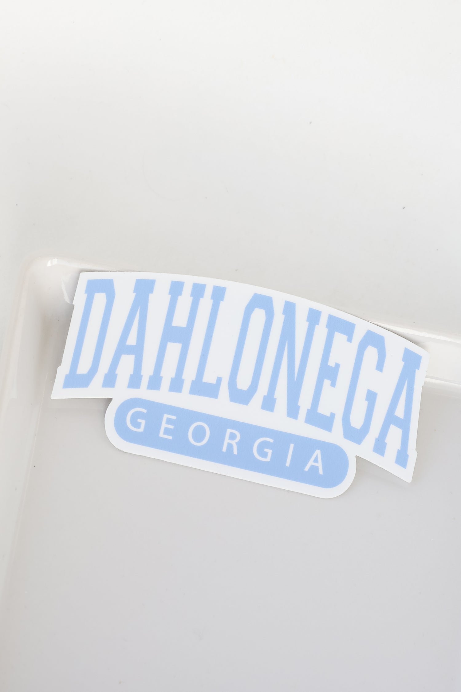 Dahlonega Georgia Sticker in blue