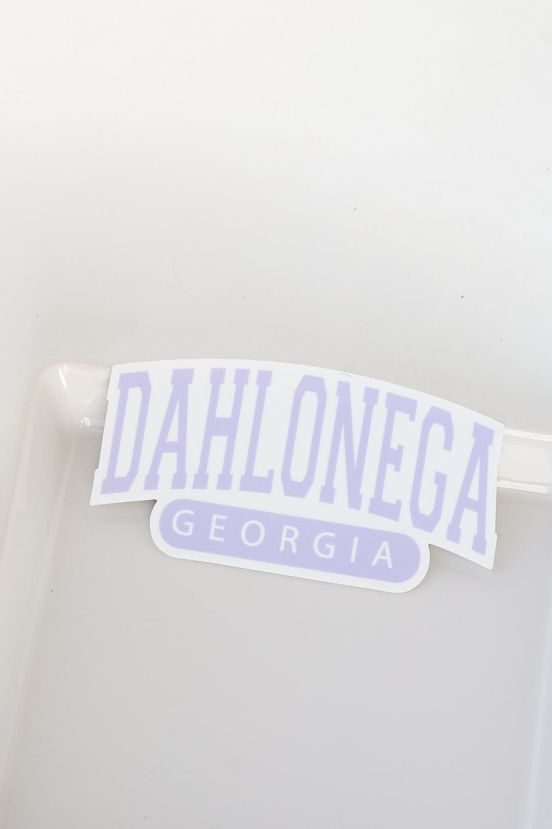 Dahlonega Georgia Sticker in purple