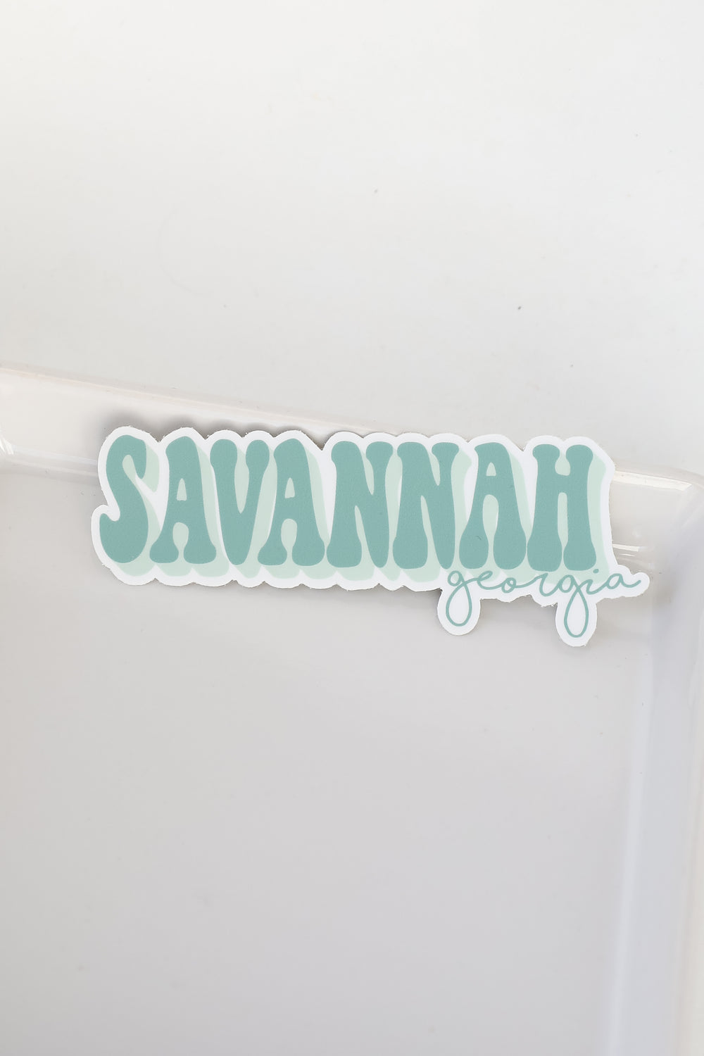 Groovy Savannah Georgia Sticker from dress up