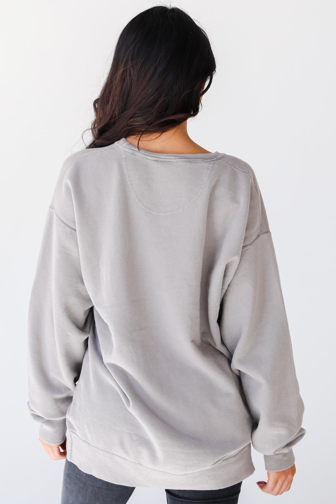 Grey Dahlonega Pullover back view