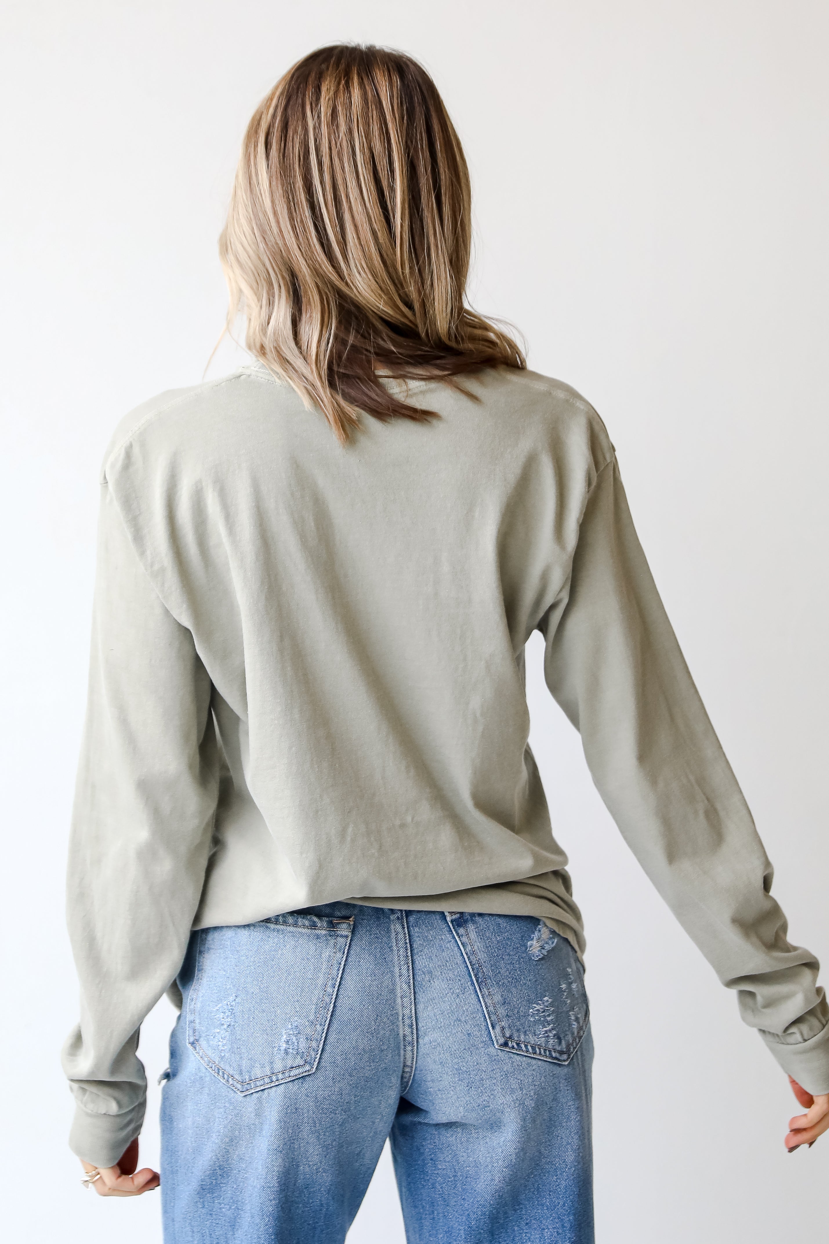 Olive Dahlonega Georgia Long Sleeve Tee back view