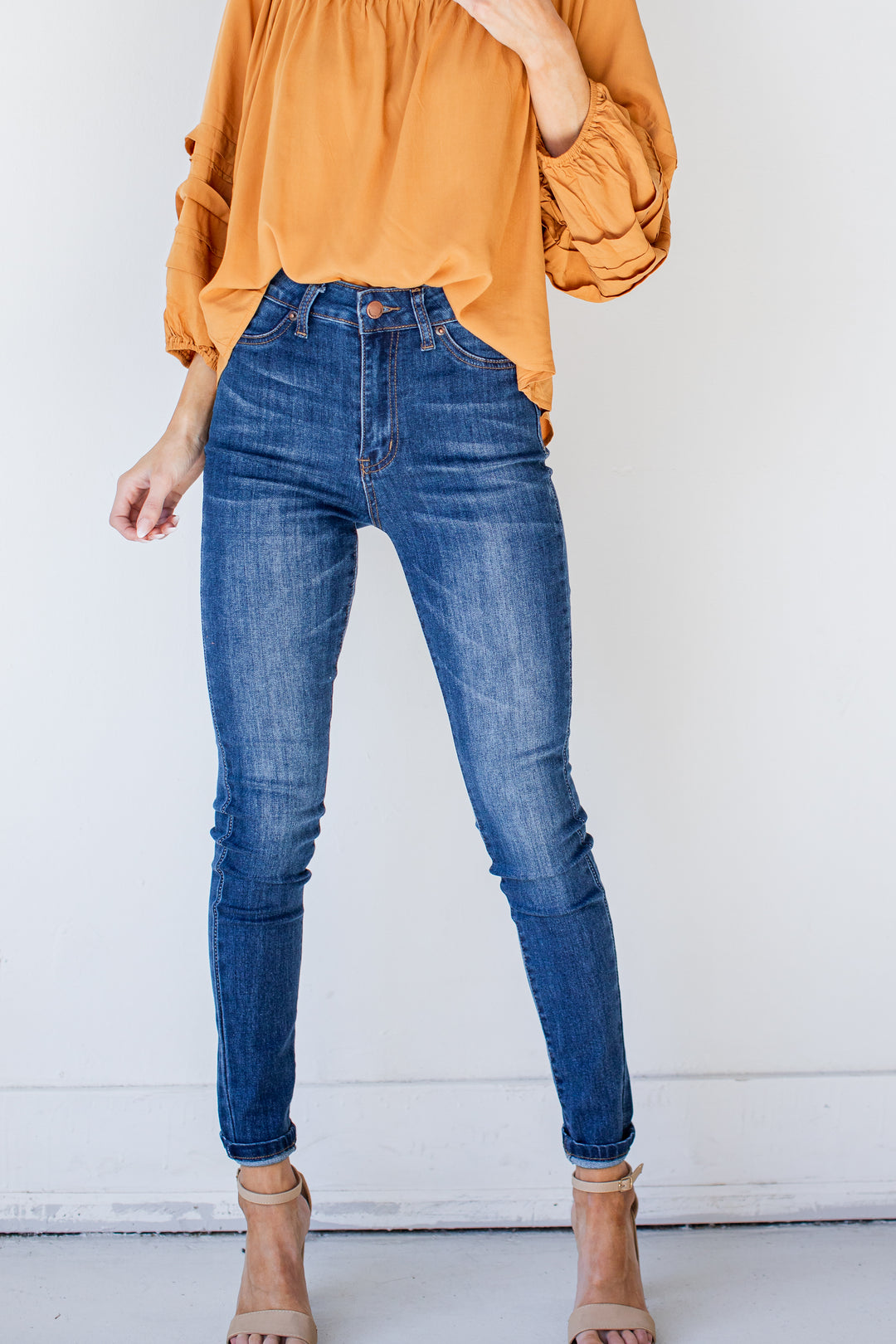 High-Rise Skinny Jeans