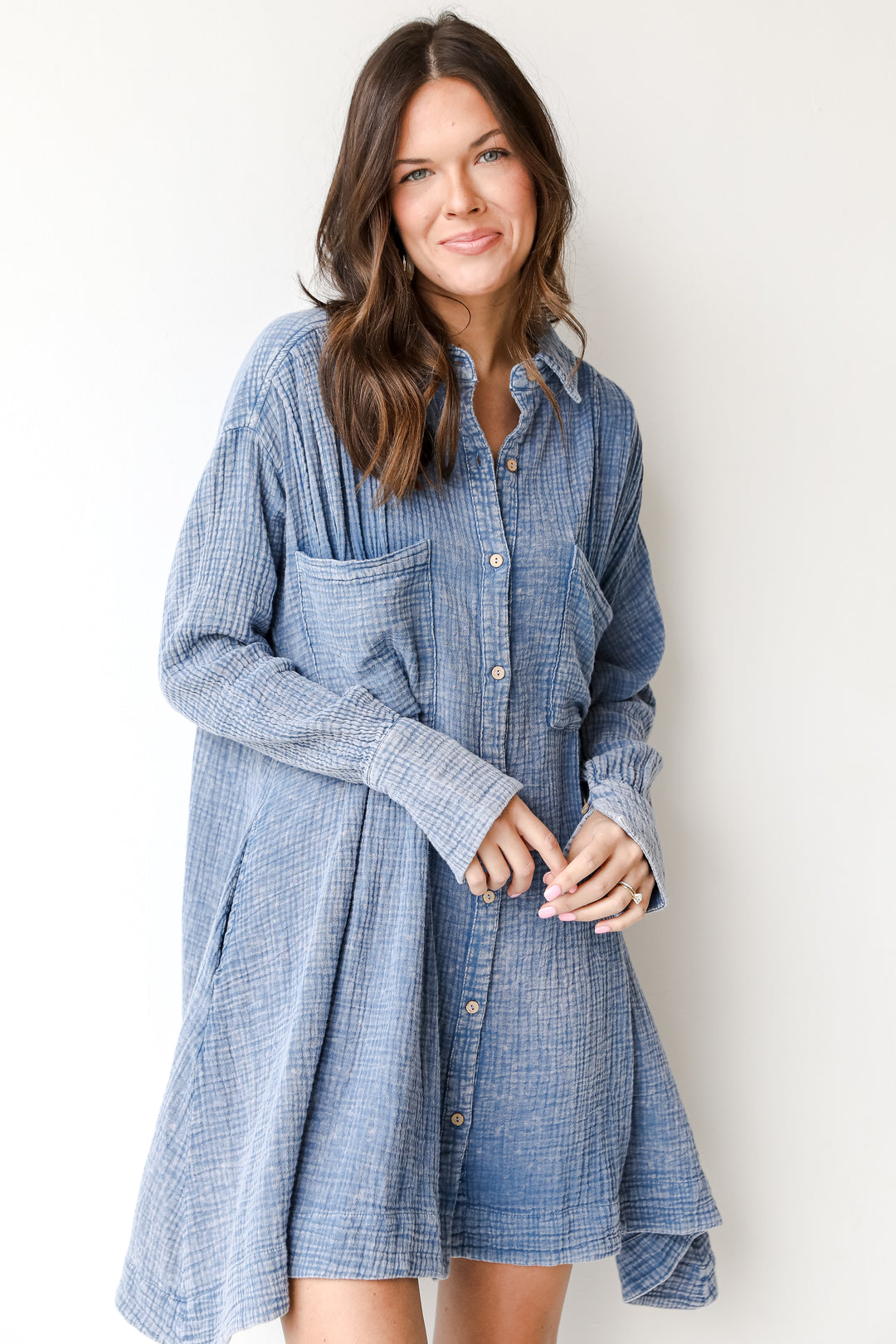 Linen Mini Dress