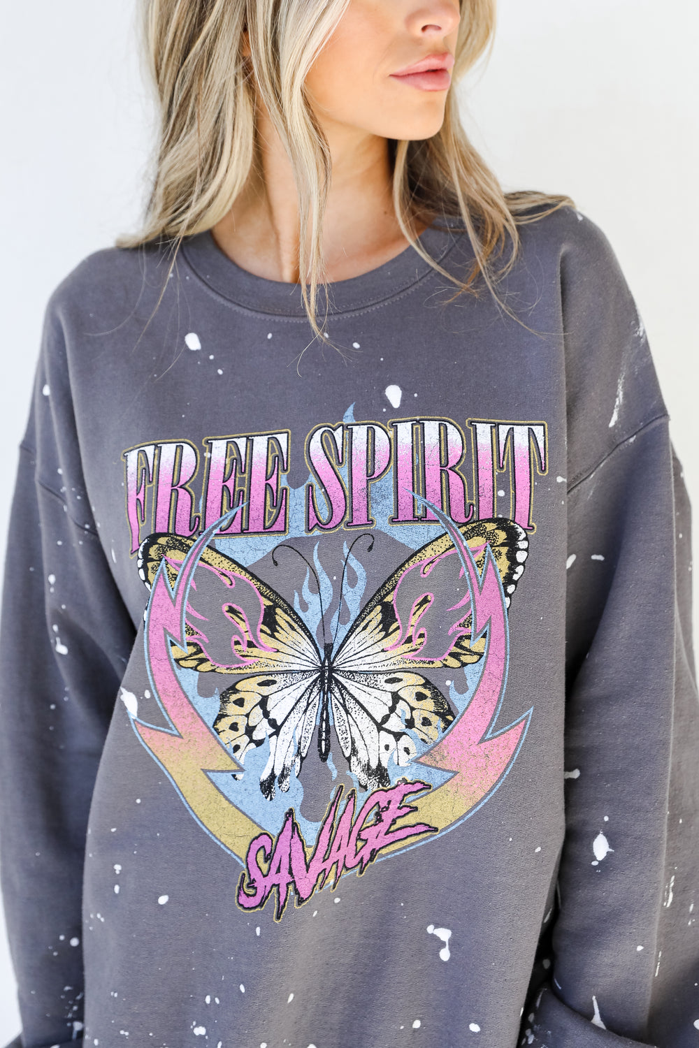 Free Spirit Splattered Pullover from dress up