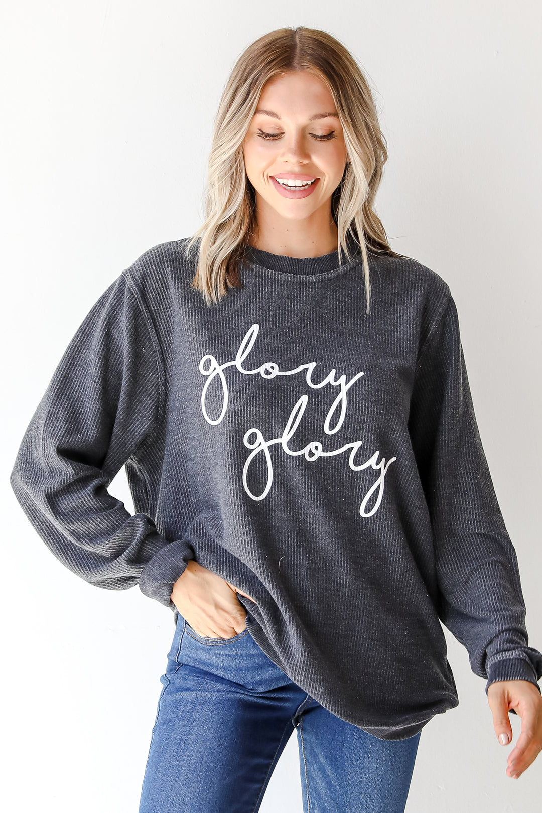 Glory Glory Sweatshirt, Oversized Graphic Sweatshirt, Braves Game Day Outfit, Braves Graphic Sweatshirt