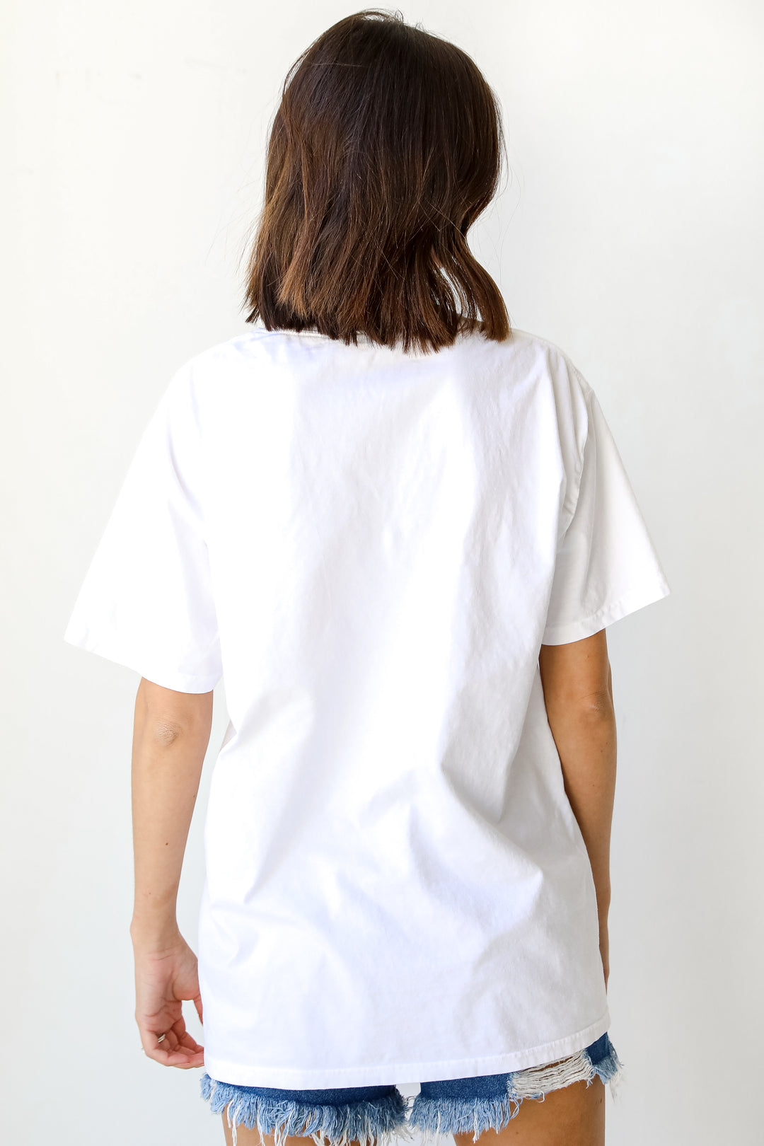 White Greenville South Carolina Tee back view