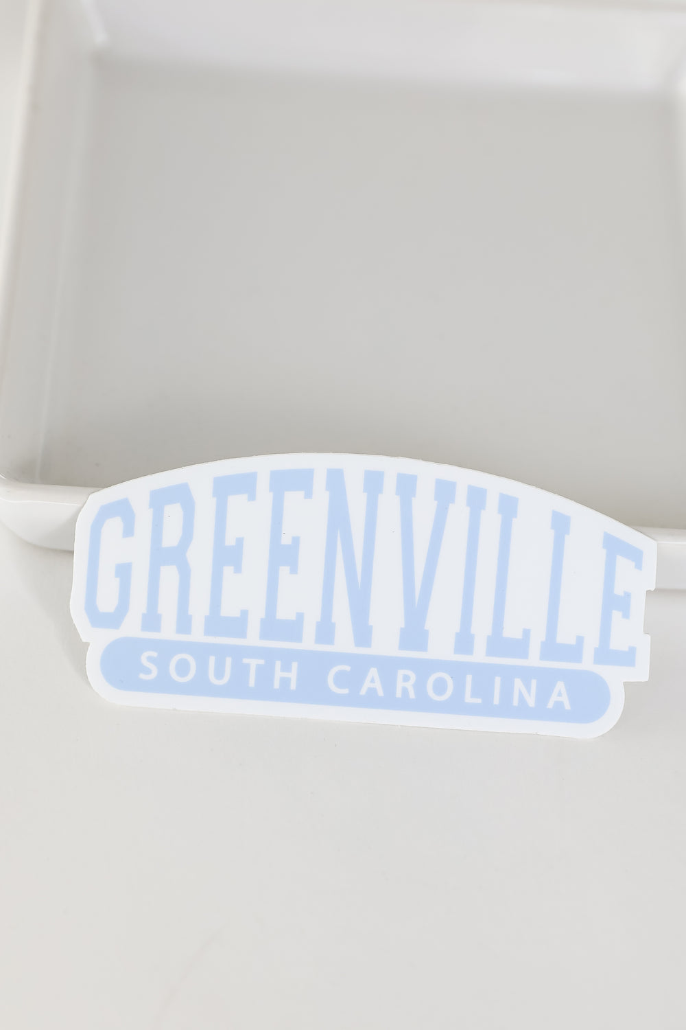 Light Blue Greenville South Carolina Sticker from dress up