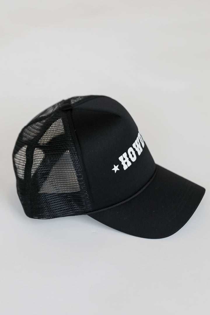 Howdy Trucker Hat side view