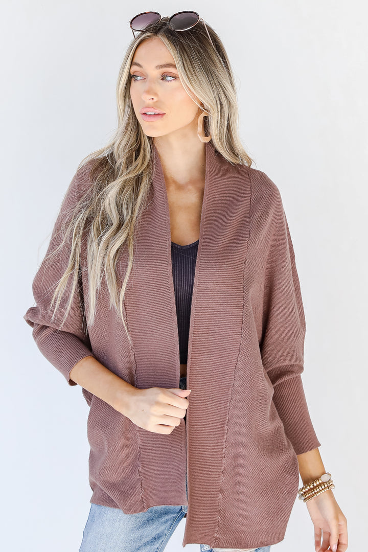 Cardigan in mocha