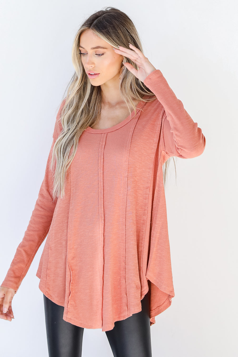 Knit Top in rust