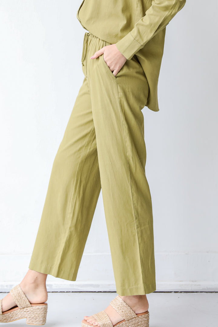  Linen Pants side view