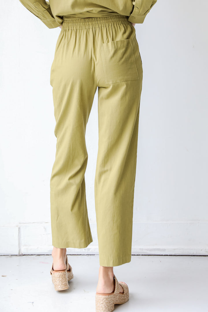  Linen Pants back view