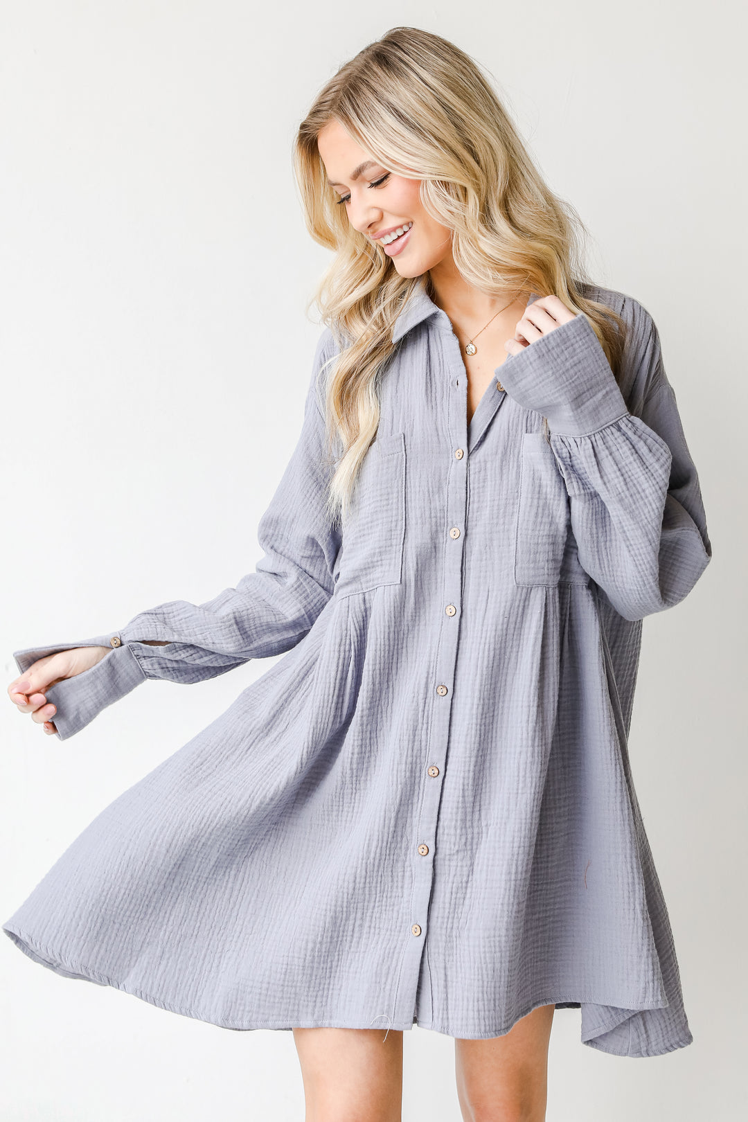 Linen Mini Dress