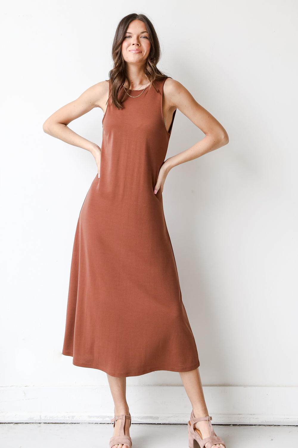 Maxi Dress in mocha