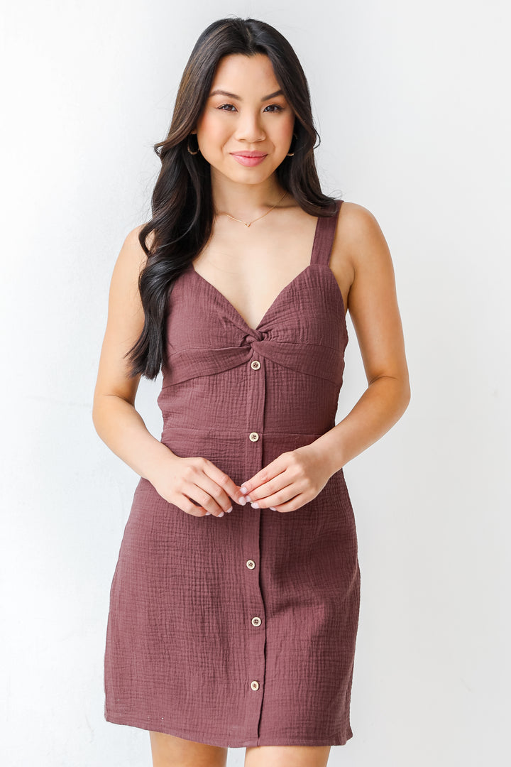 Linen Mini Dress from dress up