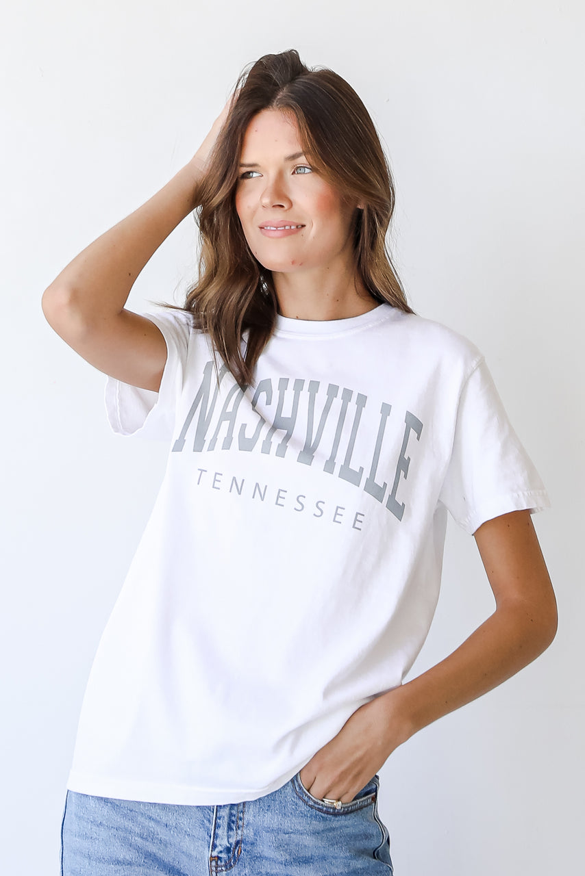 White Nashville Tee