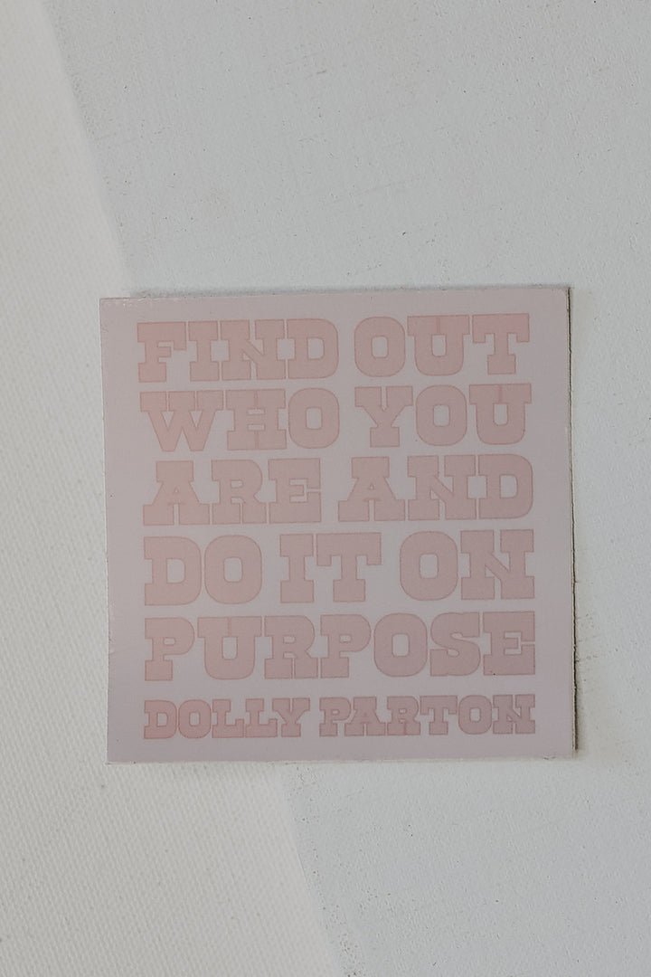 Dolly Quote Sticker