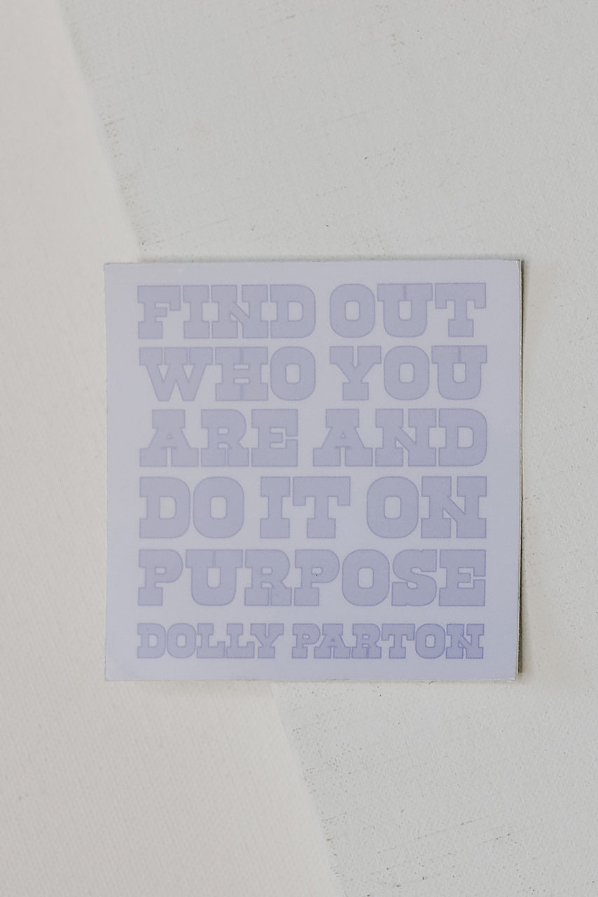 Dolly Quote Sticker