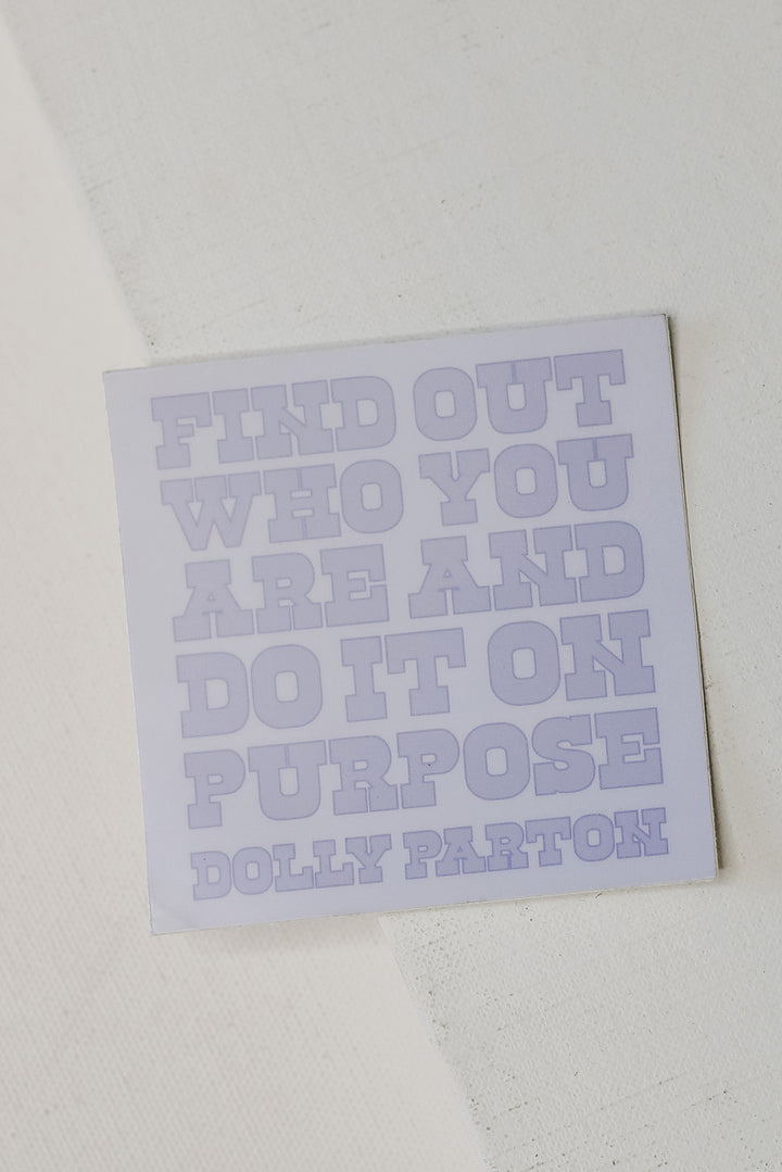 Dolly Quote Sticker