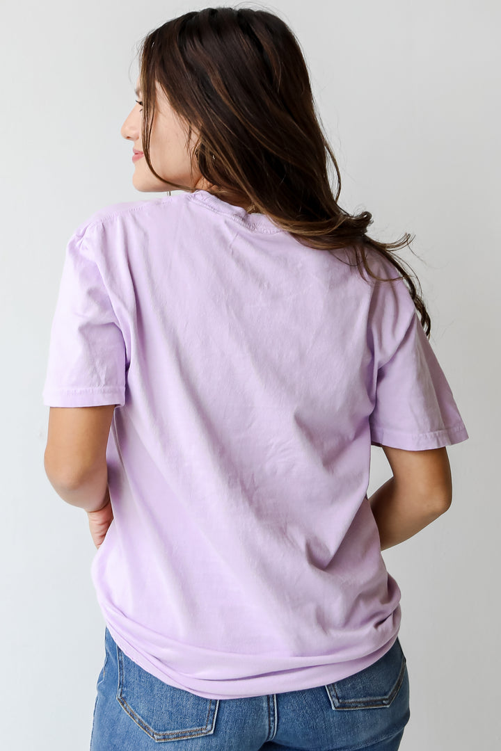 Lavender Nashville Tee back view