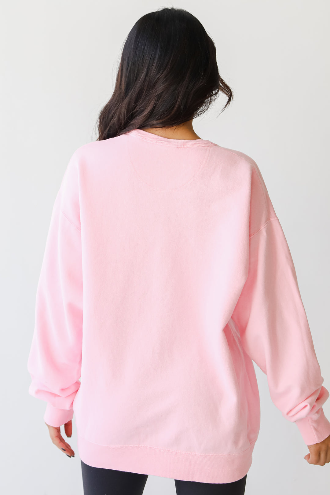 Pink Nashville Pullover back view